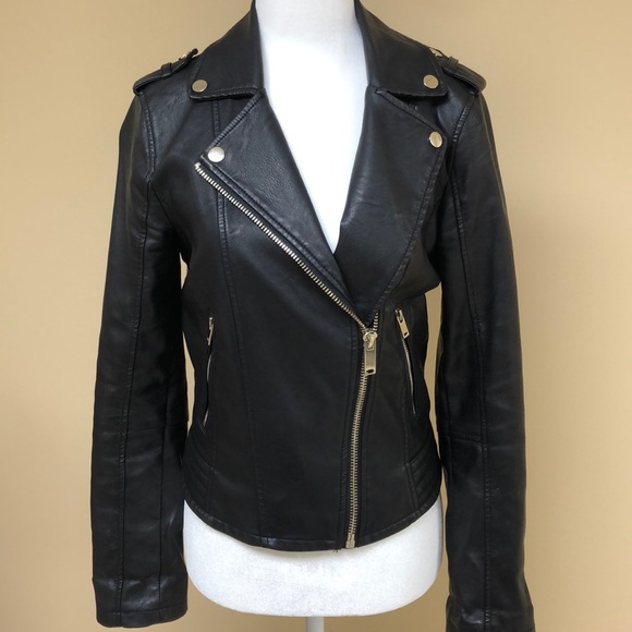Miss Selfridge Jackets & Blazers - Miss Selfridge Faux Leather Jacket